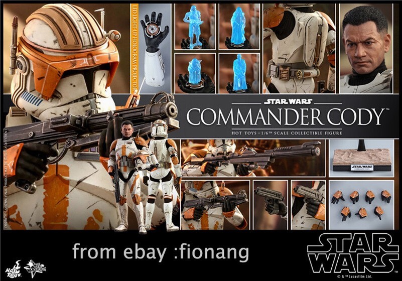 HotToys HT 1/6 MMS524 Star Wars Clone Commander Cody | eBay