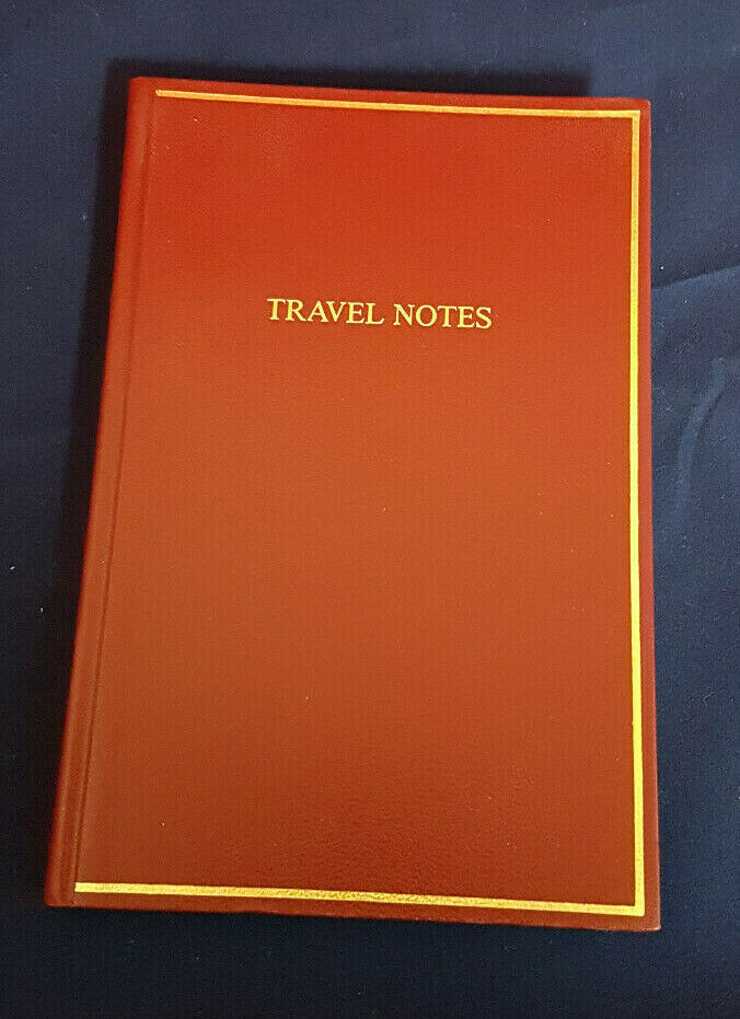 Payne Publishers Leather Bound Travel Notes Diary. Maps, Translations Etc. MINT