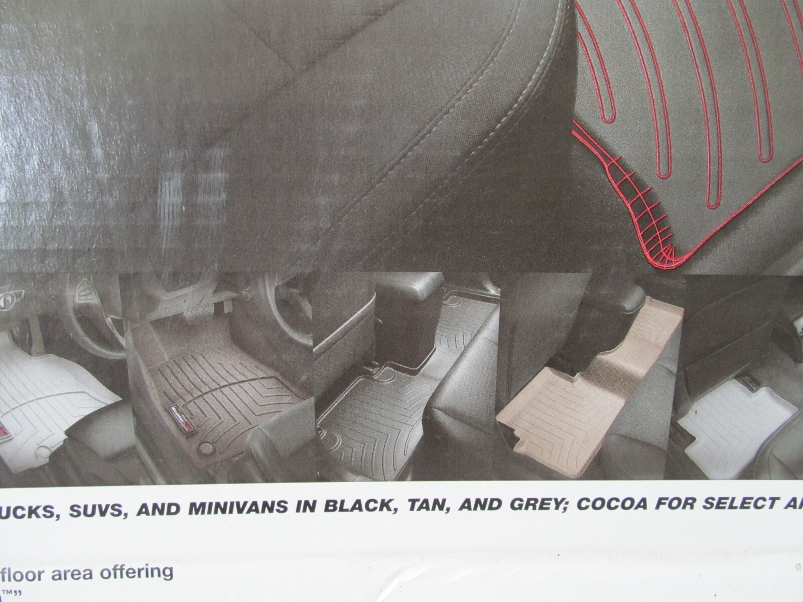 Weather Tech Black 2nd Row Rear Floorliner 20152018 GMC Canyon Chevy