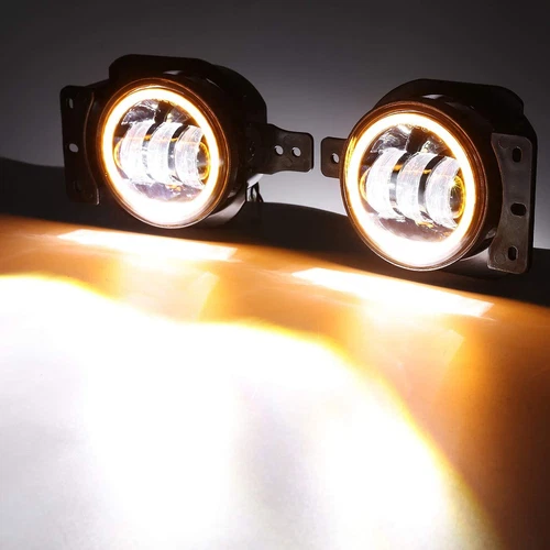 Faros antiniebla LED Demon para Jeep Wrangler JL JLU Gladiator JT 2018-2025 - Imagen 21 de 24
