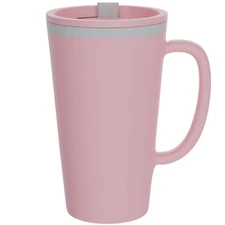 Copco 16oz Cone Desk Mug, Double Wall Insulated  - Pink