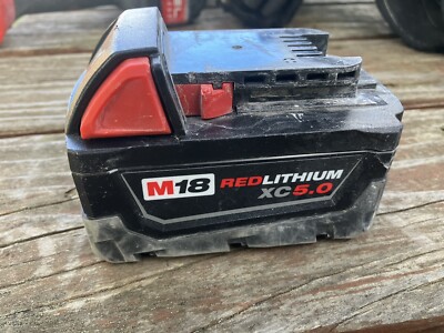 Milwaukee M18 REDLITHIUM XC5.0 Extended Capacity Battery Pack - Black...