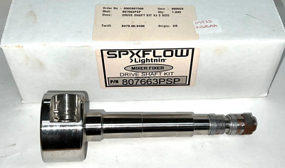 SPX FLOW LIGHTNIN DRIVE SHAFT KIT 807663PSP 2-1/2'' HEAD OD 6-3/4'' SHAFT L 8'' OAL