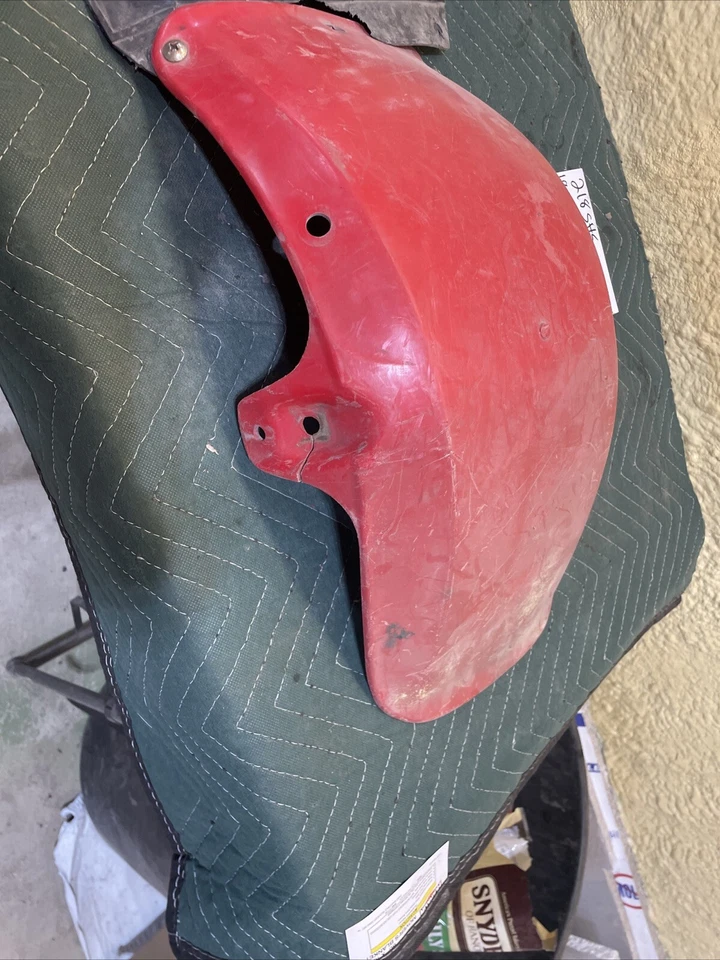  Guardabarros delantero rojo para Honda ATC 90 110 185S 218 1971-1982 Foto 3 de 4