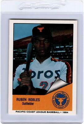 1984 Cramer TUCSON Toros #66 RUBEN ROBLES Santo Domingo DOMINICAN REPUBLIC