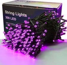 300 LED Halloween String Lights 98.5FT with 8 Lighting Modes Outdoor Waterproof