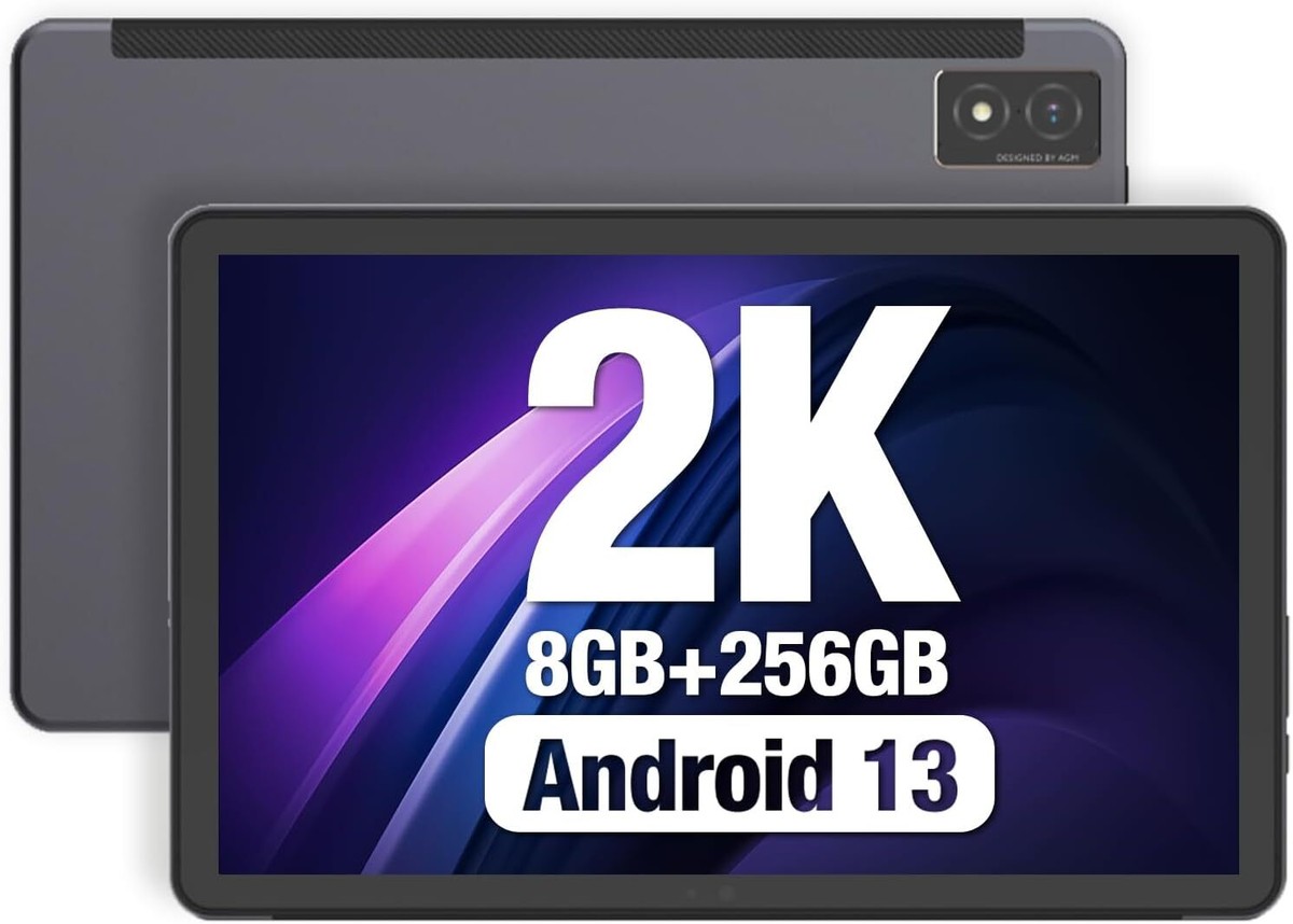 AGM Pad P1 Waterproof Drop-proof Rugged Tablet 2K 8GB+256GB 