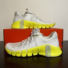 Nike Free Metcon 5 White Yellow Lime Blast Women  s Shoes NEW DV3950-106