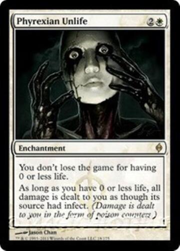 PHYREXIAN UNLIFE New Phyrexia MTG White Enchantment RARE - Picture 1 of 1