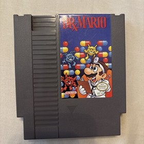 Original Nintendo NES DR MARIO Game Cart with Sleeve