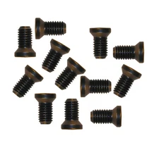 8-40 x 1/4" Weaver Oval Allen  Head Screws (12 Pack)  Black Oxide Finish+ Wrench