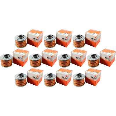 10x MAHLE Kraftstofffilter KX 34 Fuel Filter für Lamborghini Espada Jarama