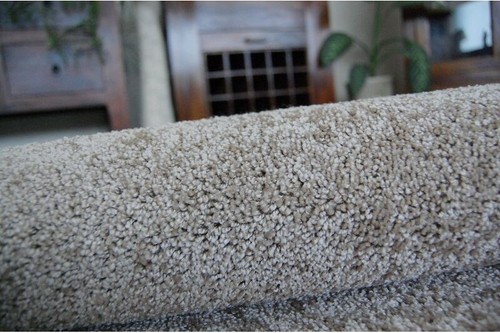 Hardwearing Soft carpets 'SERENITY' circle beige thick Rug Best Quality carpets - Picture 6 of 6
