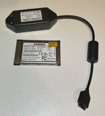 Siemens SIMATIC NET CP5512 PROFIBUS PCMCIA-Modul + Adapter C79459-A1890-A10
