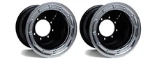 YFZ 450 450R Rear Wheels Beadlock 9x8 3+5  4/110 Alba Racing OEM Matte BP