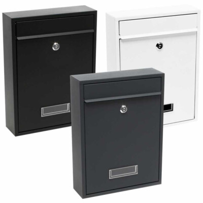 GÜNSTIGE Kompakte Mini Briefkästen Wandbriefkasten Letterbox Kombinierbar
