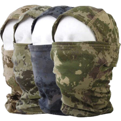 Tactical Balaclava Face Mask Bandana Hood Hiking Headwear for Men Women