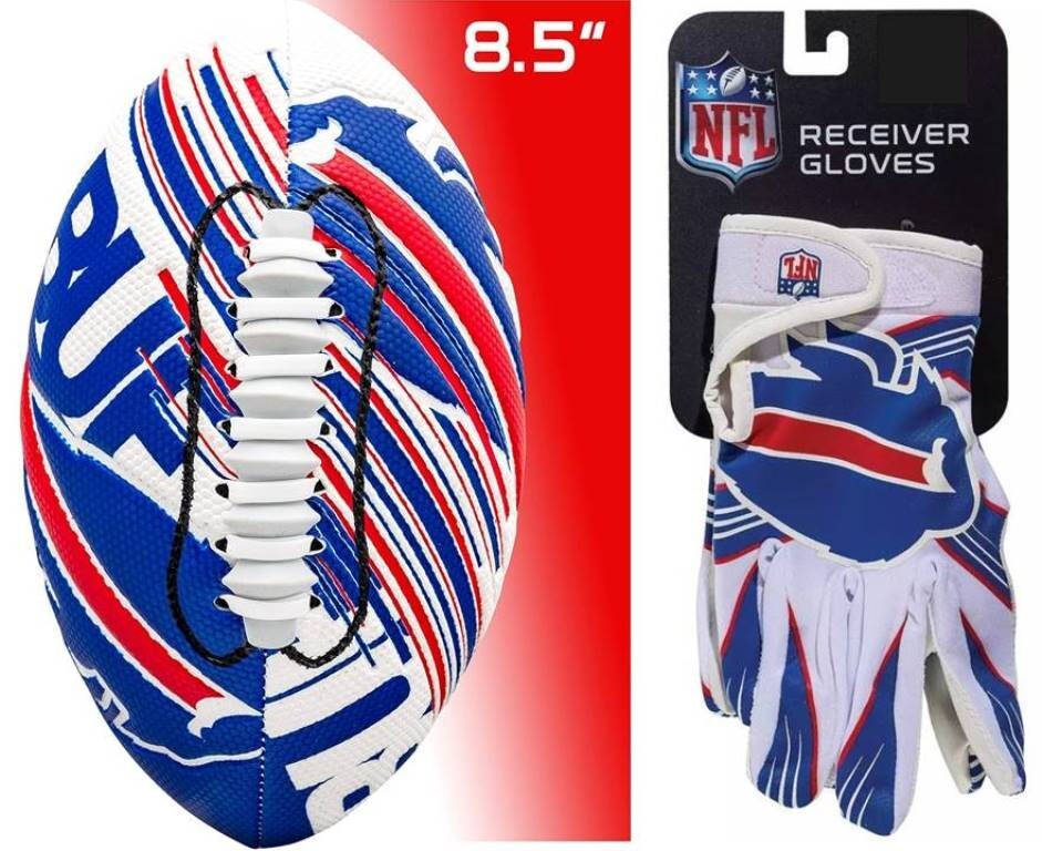 Buffalo Bills Nfl Logo Gloves Buffalo Bills Football Gloves