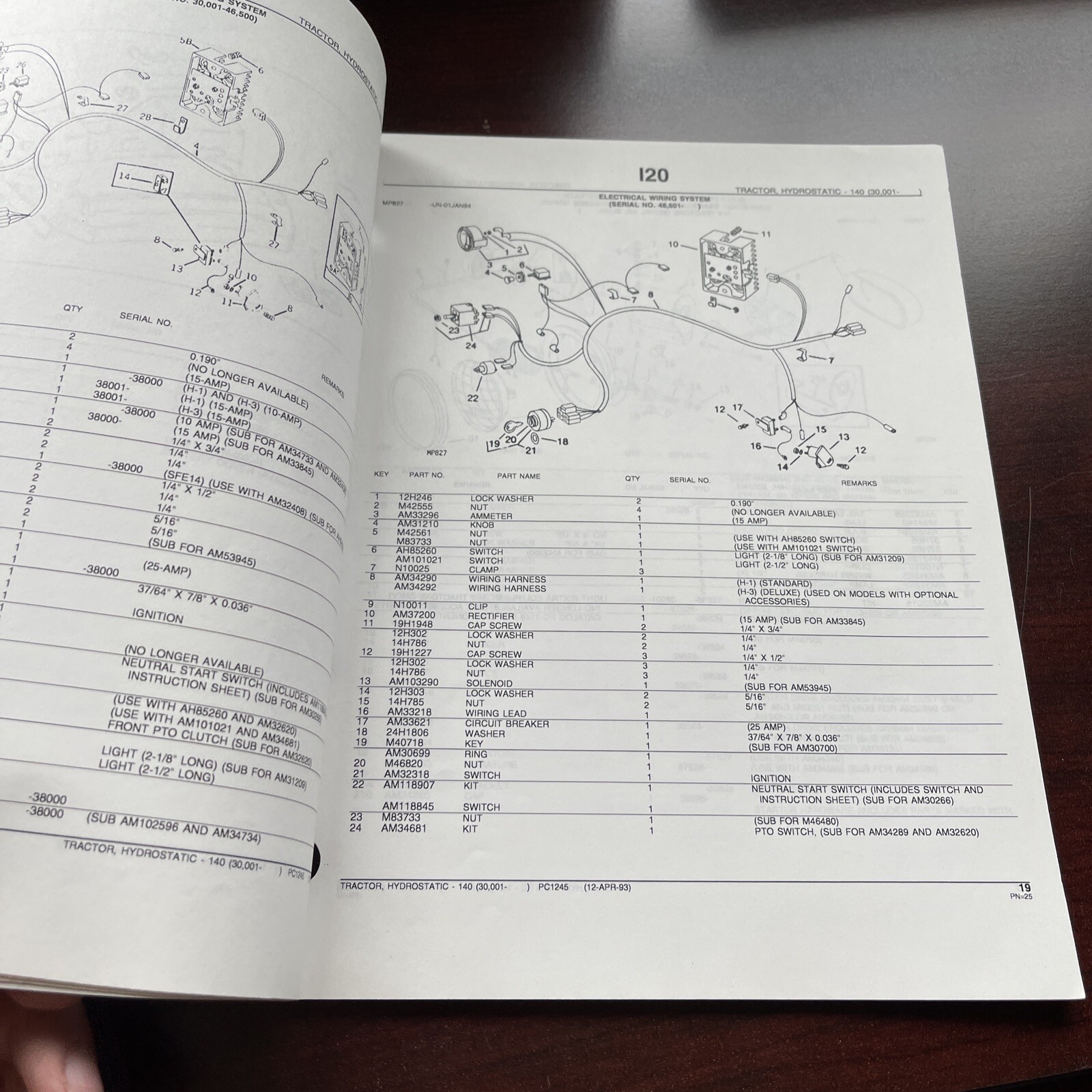 John Deere 140 Lawn and Garden Tractor Parts Catalog eBay