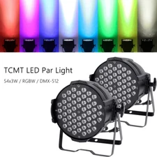 2PCS 180W RGBW Par Stage Light LED DMX DJ Disco Party Lighting Beam Wash Light