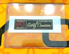 Scotty Cameron Circle T For Tour Use Only Putter Shaft Band Label Sticker RED