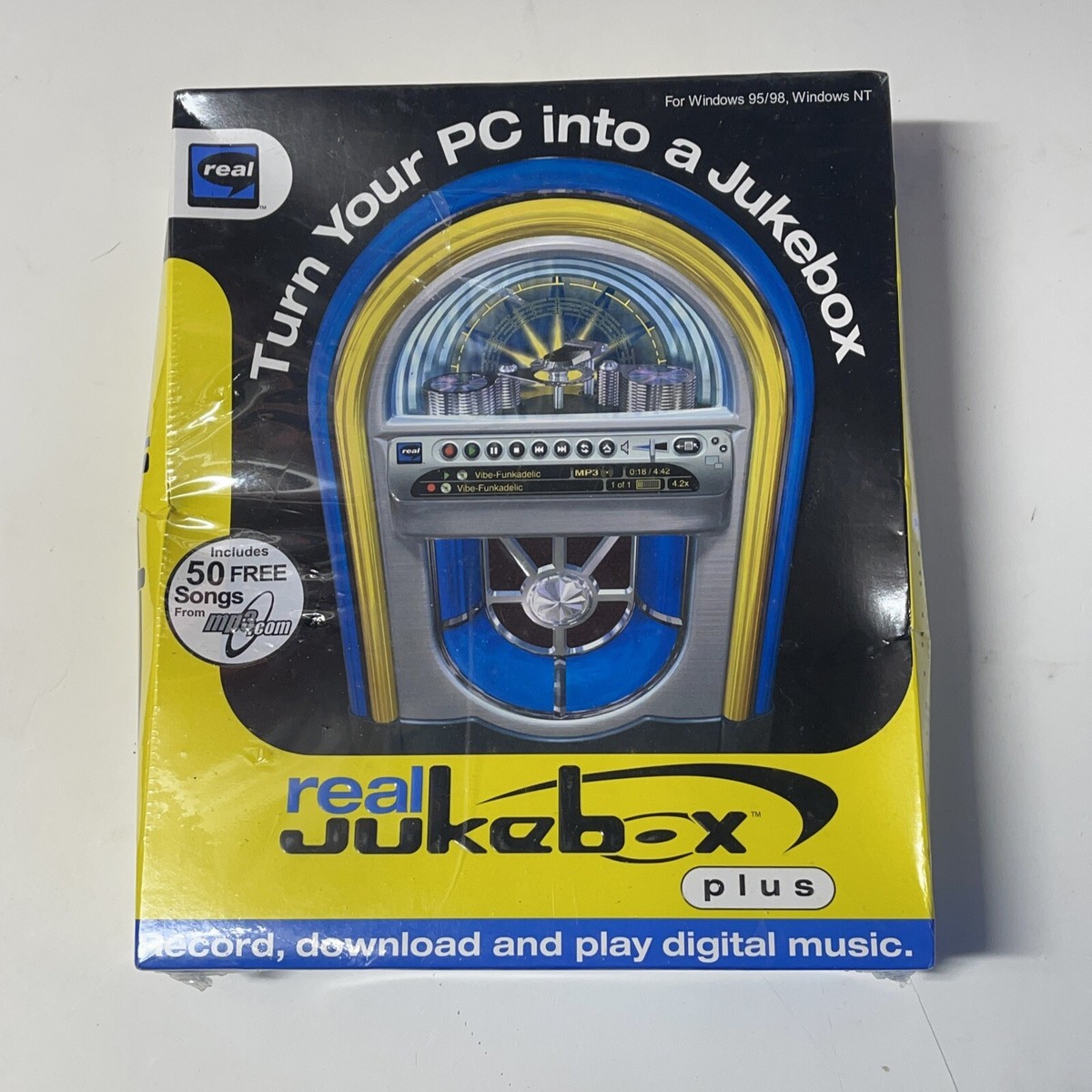 Vintage Real Jukebox Plus CD Rom for Windows 95/98 - 1999