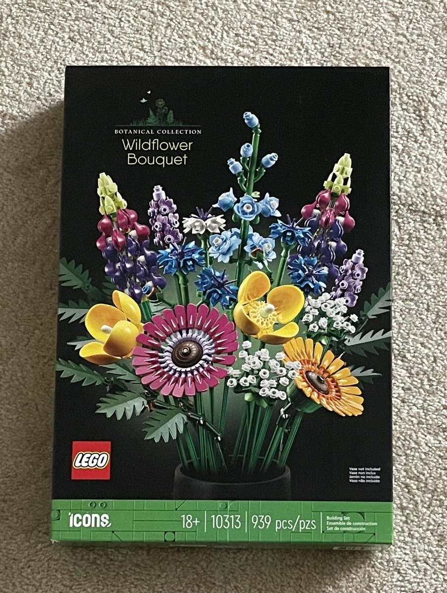 LEGO Icons: Wildflower Bouquet 10313-BNIB-Fast Shipping option