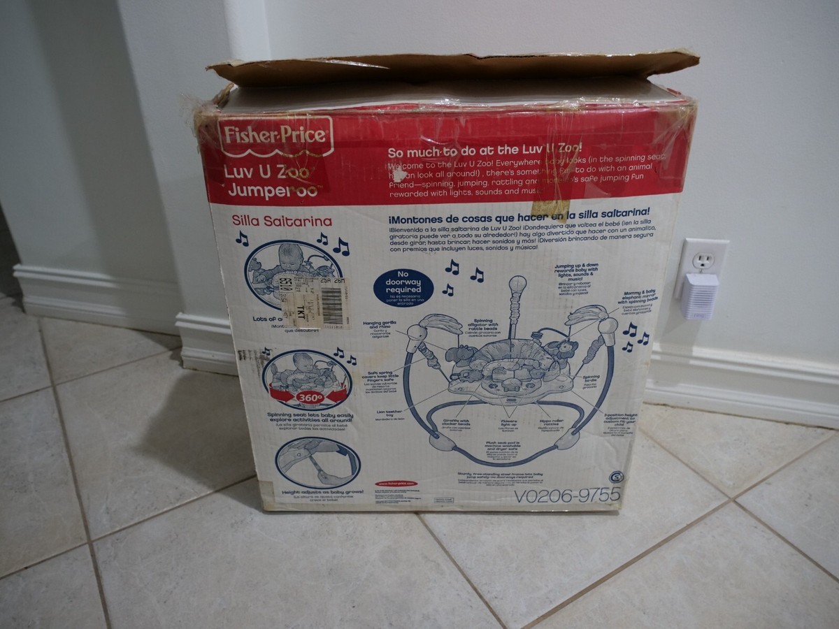 Luv U Zoo Jumperoo Fisher Price Silla Saltarina V0206-9755