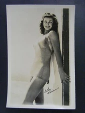 Esther WIlliams Sexy Swimsuit Pin Up Actress Real Photo Postcard RPPC 1930-50