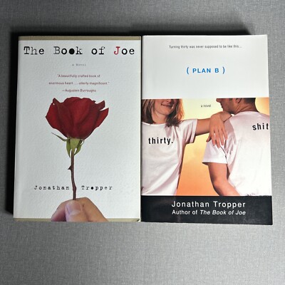 Jonathan Tropper of Joe & Plan B Lot of 2 Trade Paperbacks Book 