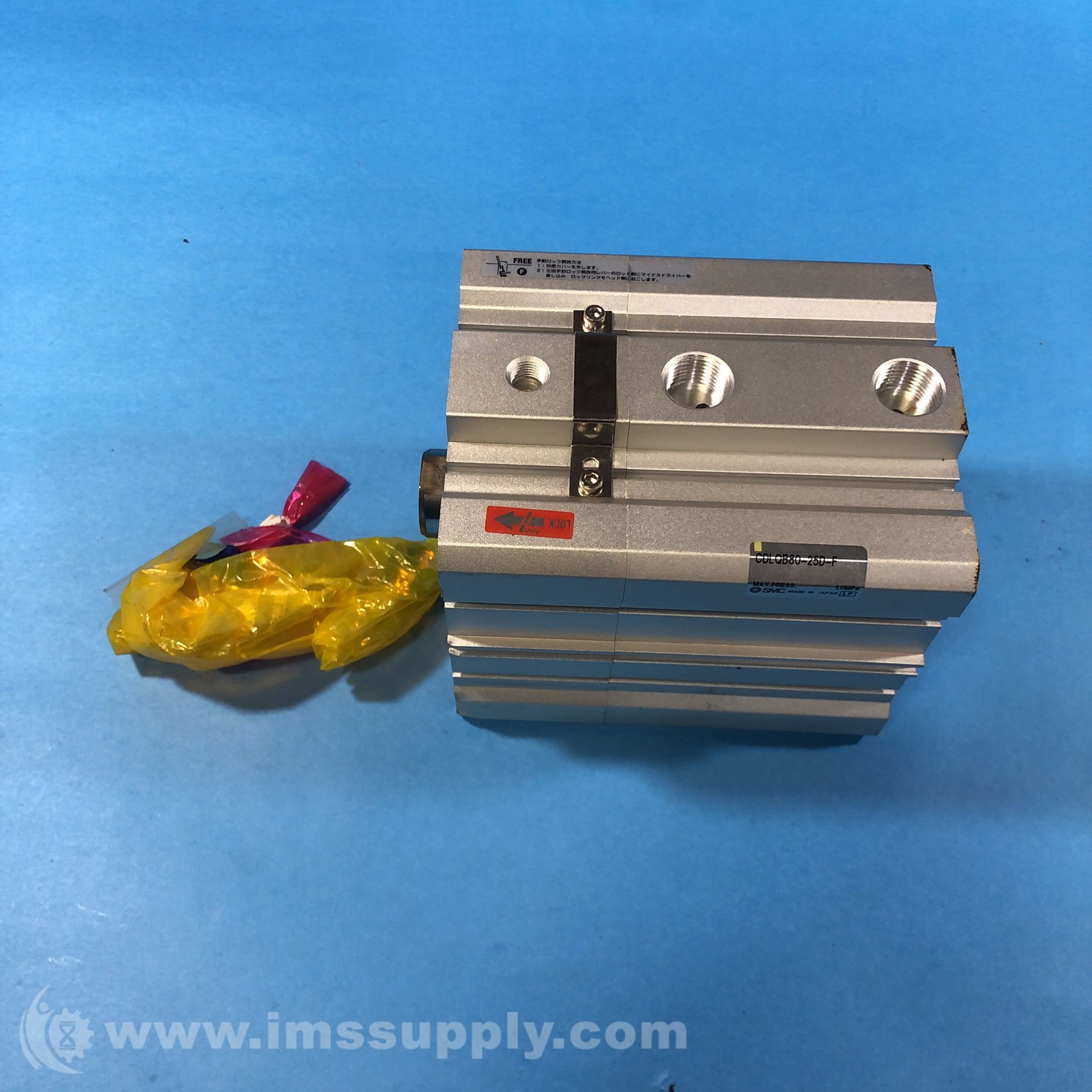 SMC CDLQB80-25D-F Compact Lock Cylinder FNIP