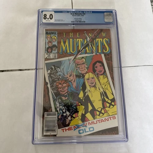 The New Mutants #32 (Marvel Comics October 1985) - CGC Graded 8.0