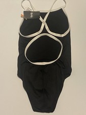 Las mejores ofertas en Traje de baño de poliéster negro TYR para