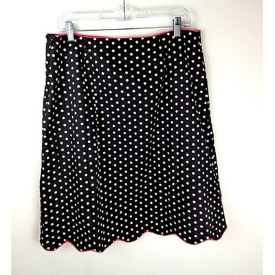 Sam TY polka dot skirt Sz 14 Waist 34'' Length24.5'Hips to 46'' lined well made