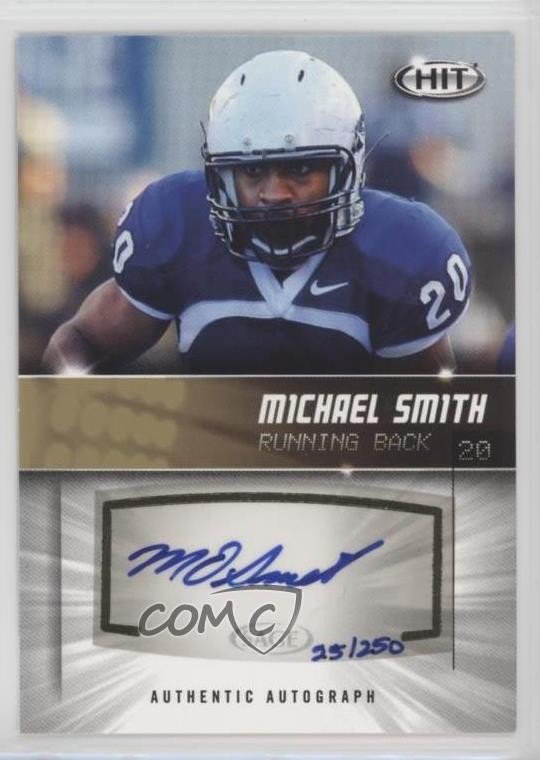 2012 SAGE Hit Gold 25/250 Michael Smith #A30 Rookie Auto RC 0af