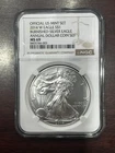 2014 W American SILVER EAGLE NGC MS69 FROM ANNUAL DOLLAR COIN SET