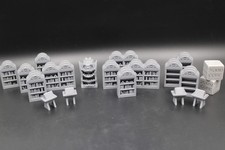 Tabletop Terrain Bookcase Set Arcane Universi...