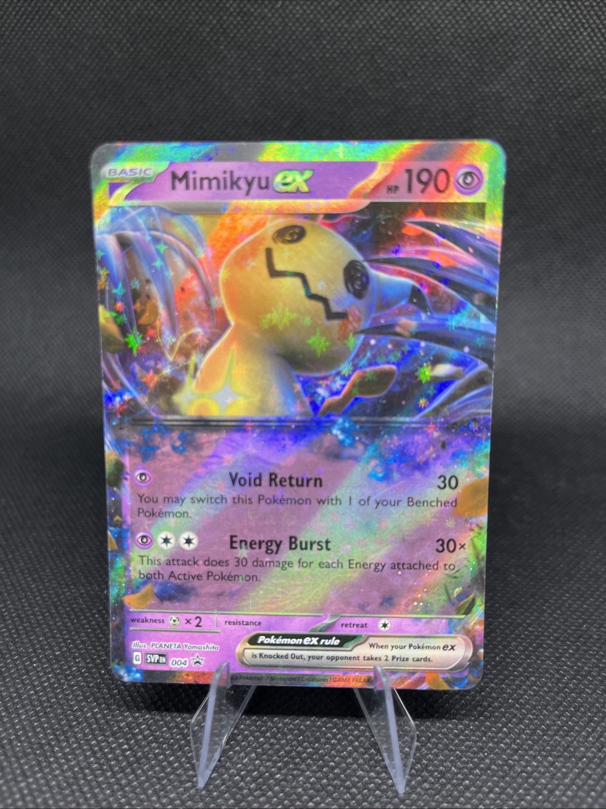 Mimikyu ex - 004 Reverse Holo SV: Scarlet & Violet Black Star Promo Pokemon NM
