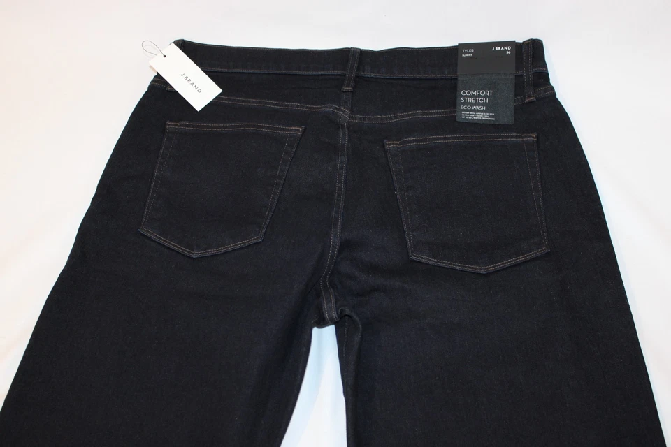J Brand Tyler Raja Men's Slim Fit Cotton Stretch Dark Denim Jeans Size 36W x 34L - Image 2 of 4