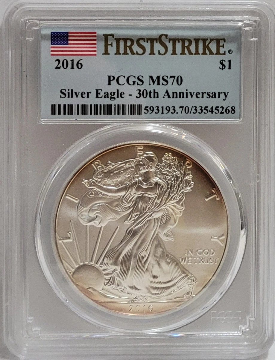 American Eagle MS 70 Graded 2016 Silver Bullion Coins for sale | eBay