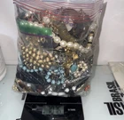 8+ lbs Huge Lot Costume Jewelry VTG Now Junk Art Craft & Wear Resell Mix In