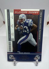 2005 Playoff Contenders - Deion Branch #58 Playoff Ticket /199