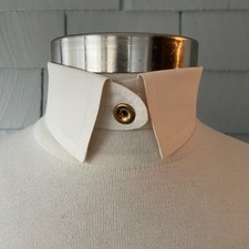 Antique Aratex 15 3/4 Starched Shirt Collar and GF Stud in Original Package
