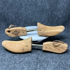 Red Cedar Shoe Trees Wood Metal Shoe Keepers by Rochester Shoe Tree Co 2pc