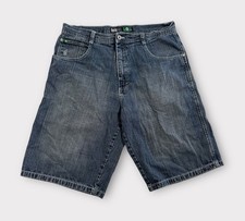 VTG Southpole Denim Jean Shorts Mens 38 Y2K 2000s Baggy Jorts Blue Distressed