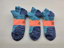 Bombas Hex-Tec Athletic Ankle Socks Lot Of 3 Pairs Size L