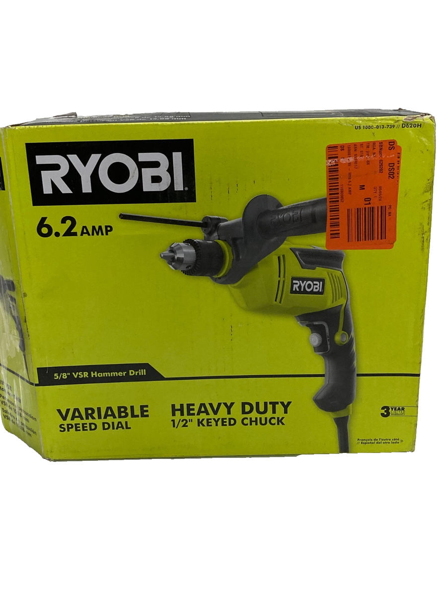 Ryobi Amp 5/8 Variable Speed Reversible Hammer Drill