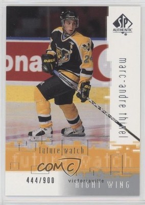 2000-01 SP Authentic Future Watch 444/900 Marc-Andre Thinel #128 Rookie RC 0t2