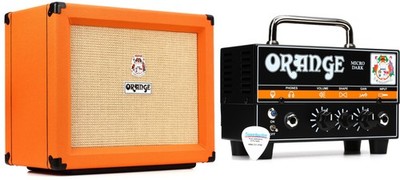 Orange PPC112 - 60-watt 1x12-inch Cabinet + Orange Micro Dark Value Bundle