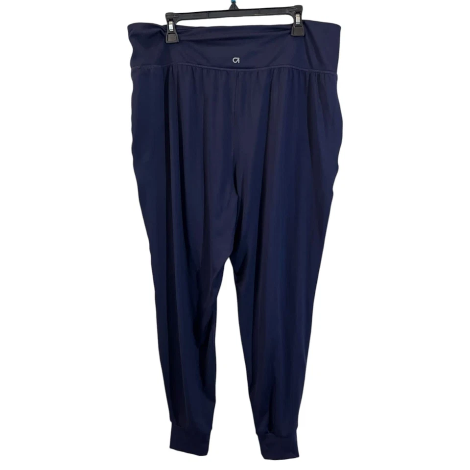 Gap Fit 运动服打底裤女式 XL 码高蓝色运动休闲高腰 — 第 2/4 张图片